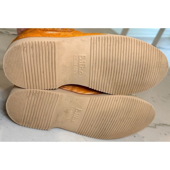 Los Altos Genuine Gator W/Ostrich Casual Shoe/Boot in Buttercup Lace Up SZ 7.5 main image 5